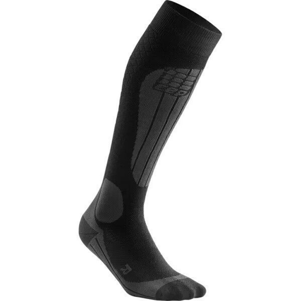 CEP Compression Socks Womens Black Grey Skiing Size Medium